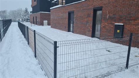 Ogrodzenie panelowe Kraków Łokietka Tech Fence ogrodzenia siatka