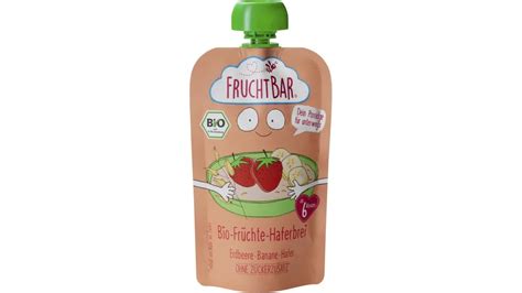 FruchtBar Bio Früchte Haferbrei Erdbeere Banane Hafer online