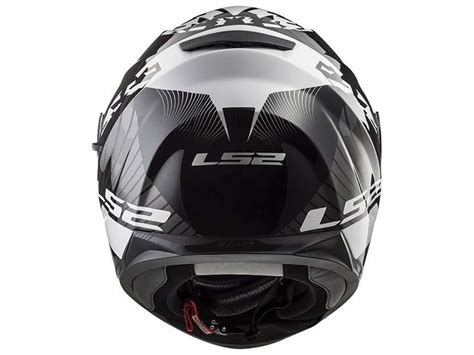 Capacete Ls Ff Stream Evo Hype Black White Titanium Tam Xs