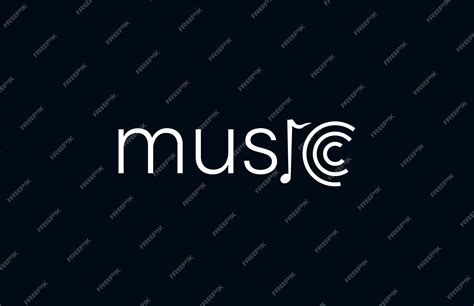Premium Vector Music Lettering Typography Design Logo Modern Musical