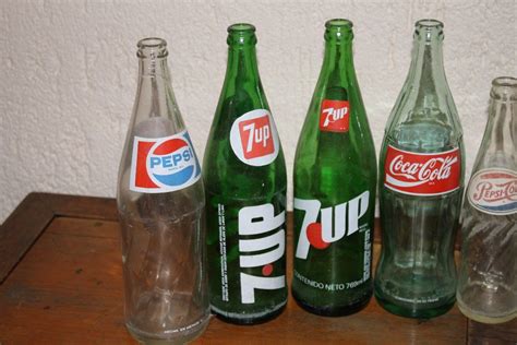 Antiguas Botellas De Refresco Pepsi Cocacola Up Todas