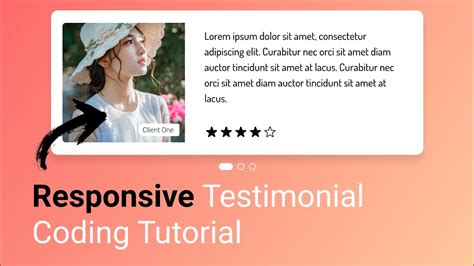 Create Responsive Testimonials Slider In Css Testimonial Css Modern