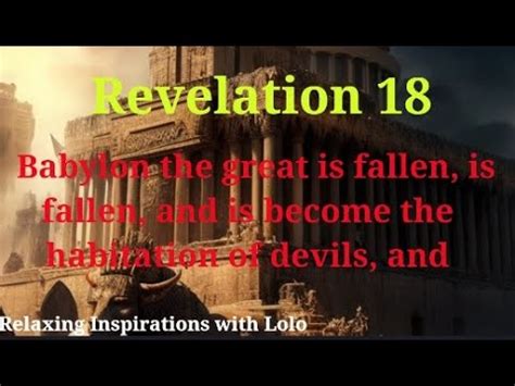 Revelation 18 KJV Babylon The Great Is Fallen Is Fallen And Is Become