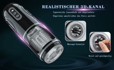 Elektrischer Masturbator Mann Handfrei Cup Mit Teleskopiermodi Rotationsmodi Sex Spielzeug