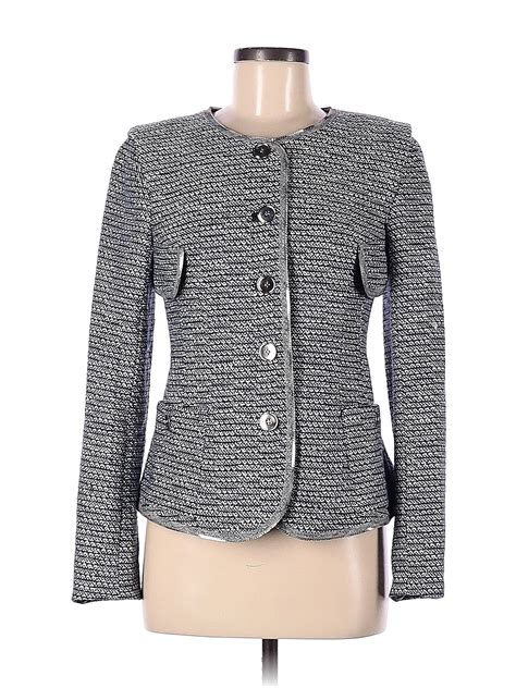 Theyskens Theory Gray Jacket Size 6 77 Off Thredup