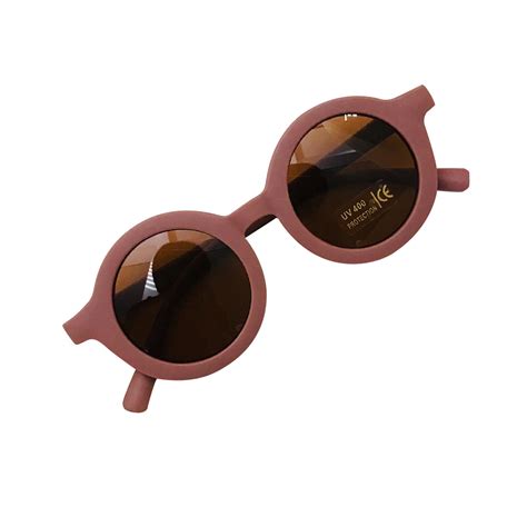 Tffr Children Sunglasses Infant Retro Solid Color Ultraviolet Proof