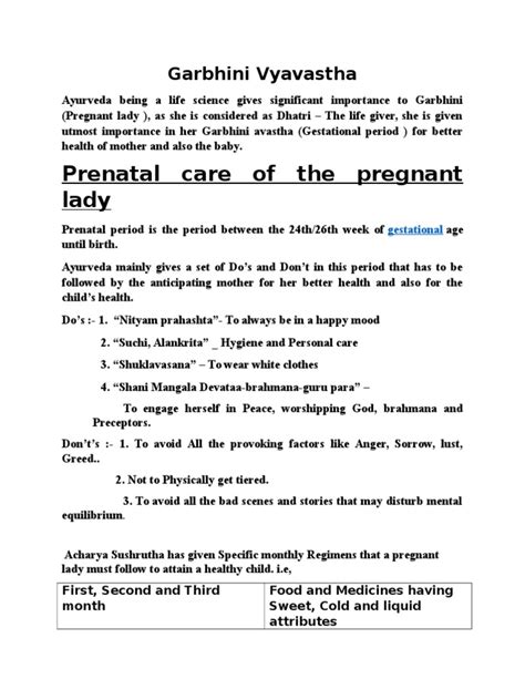 Prenatal Antenatal And Postnatal Care Dr Narayan Pdf Pregnancy Health Sciences