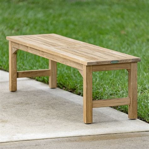 5 Ft Teak Backless Bench Westminster Teak