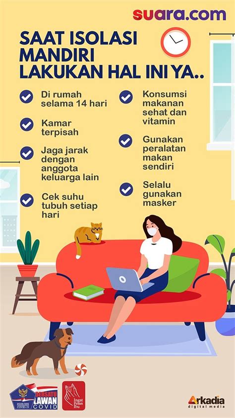 Infografis Ini Hal Yang Perlu Dilakukan Saat Isolasi Mandiri