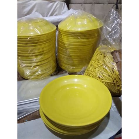 Jual Piring Plastik 12 Pcs 1 Lusin Shopee Indonesia