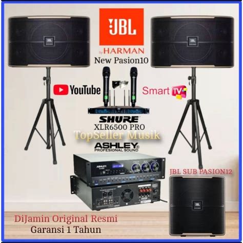 Jual Paket Sound System Karaoke Speaker JBL PASSION 10 Original Sub JBL