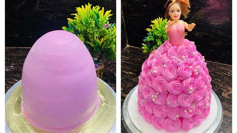 Easy And Perfect Barbie Doll Cake Pink Barbie Doll Cake Barbie Doll