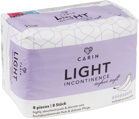 Vložky CARIN Light incontinence 8 ks 26 Kč