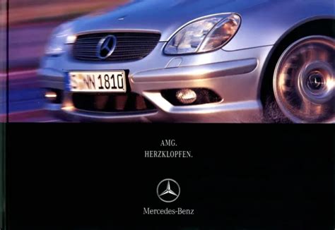 AMG PROSPEKT 2001 2 01 D Brochure Catalogue Mercedes C 32 S 55 E ML CL