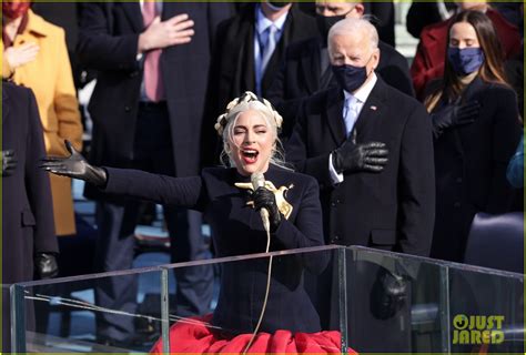 Lady Gaga Performs the National Anthem at Presidential Inauguration ...