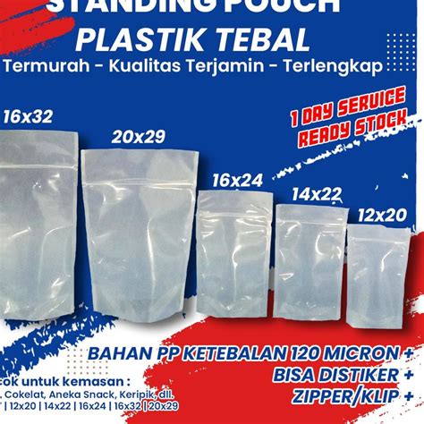 Jual Standing Pouch Lebar X X X X Kemasan Plastik