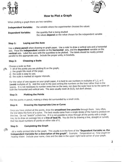 Experimental Variables Worksheets