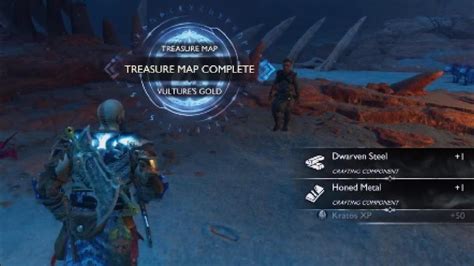 God Of War Ragnarok Vulture S Gold Treasure Map Solution The Barrens