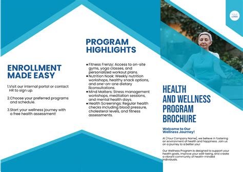 Free Health And Wellness Program Brochure Template Edit Online