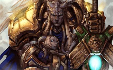 Protector Of The Innocent Warcraft Art World Of Warcraft Draenei