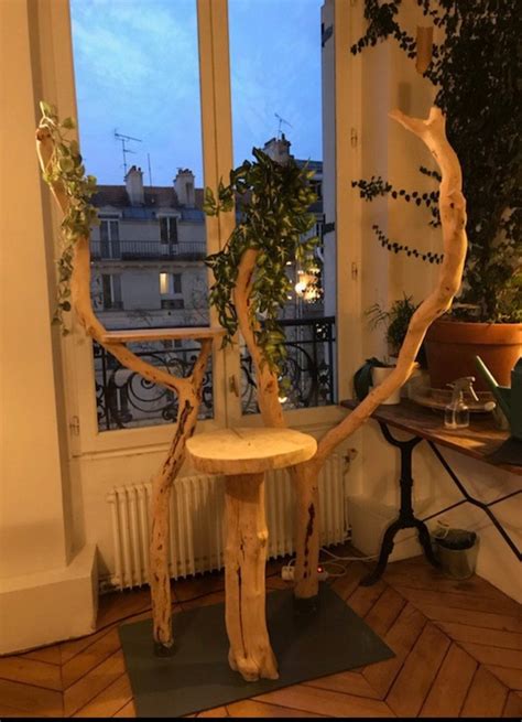 Arbre à Chat En Bois Flotté Etsy