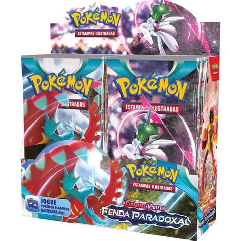 Kit 36 Boosters Booster Box Escarlate E Violeta 4 Fenda Paradoxal