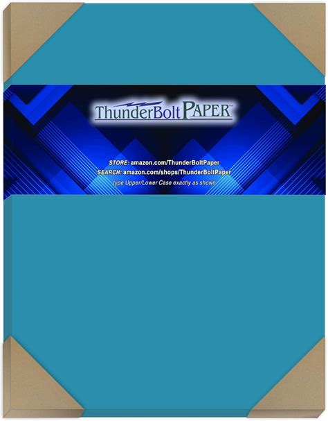 Buy 150 Bright Aqua Blue Cardstock 65lb Cover Paper 85 X 11 Inches