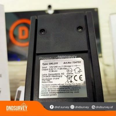 Charger Leica GKL211 For Battery Leica GEB DND Survey