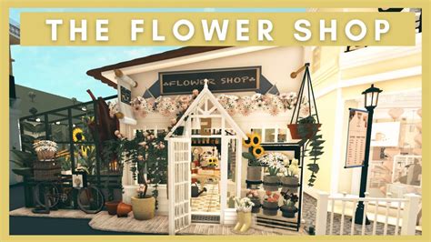 The Flower Shop Bloxburg Spring Speed Build Tour Part One Exterior