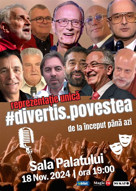 Bilete Grupul Divertis Divertis Povestea Nov Ora Sala