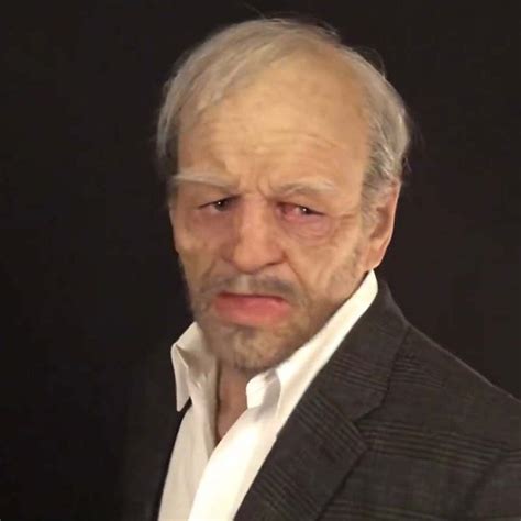 Realistic Old Man Mask Funny Mask Creepy Scary Grandpa Latex