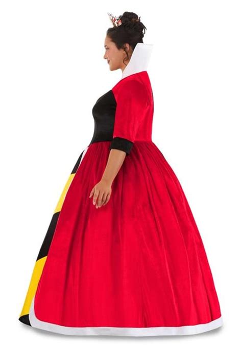 Women S Plus Size Deluxe Disney Queen Of Hearts Costume Alice In