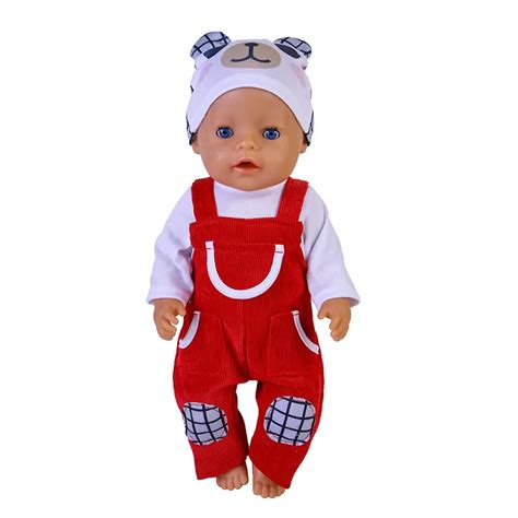 Doll Clothes Bib + Hat, Doll Girl Clothes Kids Christmas Gift, Holiday ...