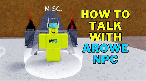 How To Talk With Arowe In Blox Fruits Arowe Npc Second Sea Youtube