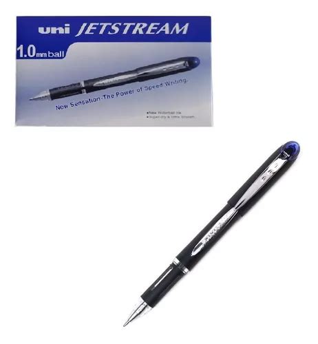 Caneta Rollerball Jetstream Mm Uniball Azul Unidade Parcelamento