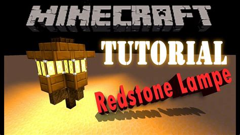 Minecraft Tutorial Redstone Lampe Mit Tageslichtsensor Deutsch HD