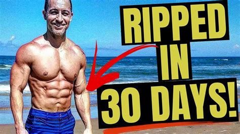 Best Workout To Get Ripped In 30 Days Complete Routine Youtube