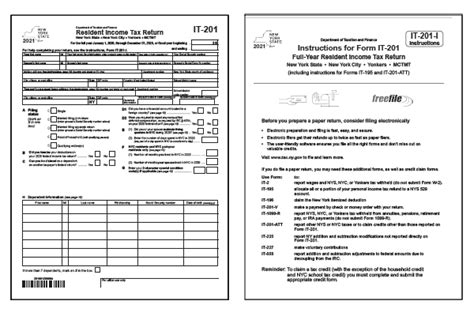 Printable New York State Tax Forms Printable Forms Free Online