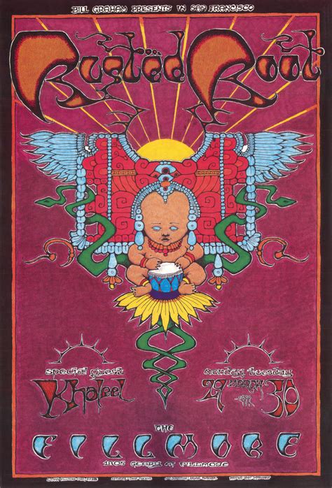 Rusted Root Vintage Concert Poster from Fillmore Auditorium, Mar 29 ...