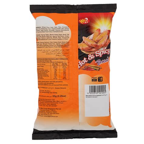 Win2 Crispy Hot And Spicy Bread 65g Order Online Tops Supermarket
