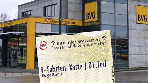 Alte VBB Tickets können bis 30 Juni weiter genutzt werden BVG