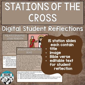 Digital Stations of the Cross Student Reflections by Let's Get Literature