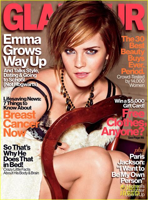 Emma Watson Covers Glamour October 2012 Photo 2713864 Emma Watson