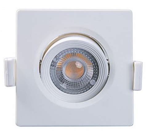 Spot Led Embutir Quadrado Alltop MR11 3W 6500K Branco