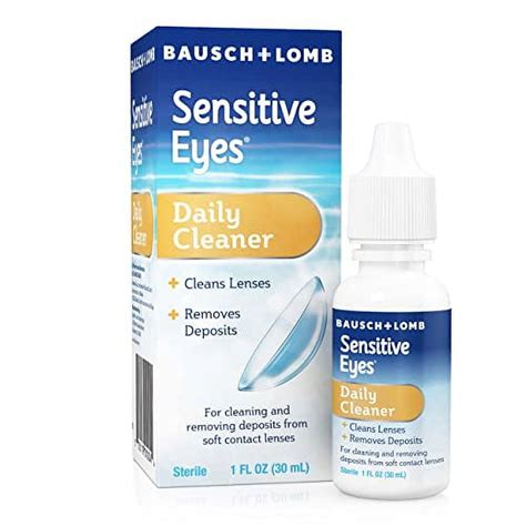 Bausch & Lomb Multipurpose Contact Lens Solution, Daily Cleaner for ...