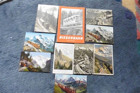 Thun Niesen Bahn Prospekt Fotos Billet Kulm Werbe Grafik Kaufen