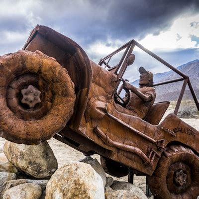 Visit the Anza Borrego Metal Sculptures, Borrego Springs Sculptures