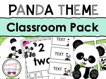 Panda Classroom Decor by Mary Rode - Sunshine and First Grade | TpT