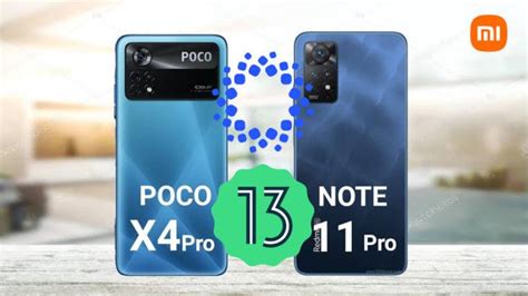 Redmi Note 11 Pro 5g Poco X4 Pro 5g Veux Reçoit La Mise à Jour Dhyperos Basée Sur Android