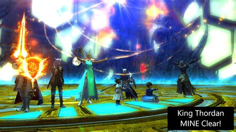 Ffxiv King Thordan Extreme Mine Clear Pld Pov Youtube